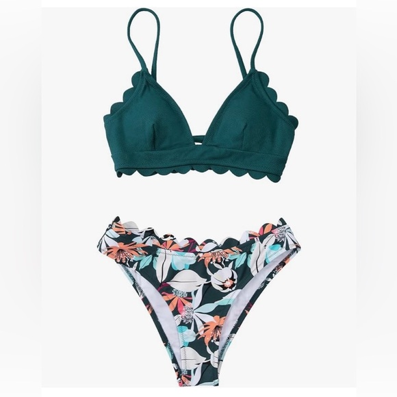 BRAND NEW CUPSHE woman bathing suit size L 👙 - Picture 3 of 8